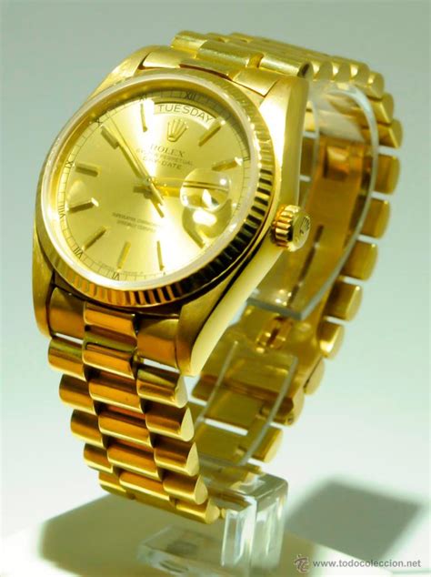 reloj rolex de oro 18k|rolex oro precio.